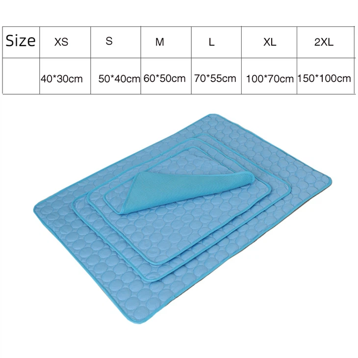 Cooling Silk Fabric Summer Dog Cooling Mat