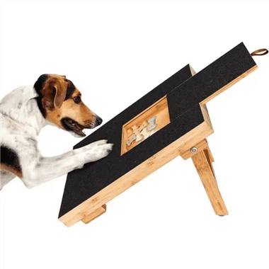 犬用爪とぎボード おやつボックス付き